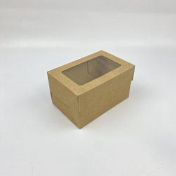 Упаковка OneBox-1200 КРАФТ ланч-бокс с окном 25шт 150х100... Упаковка OneBox-1200 КРАФТ ланч-бокс с окном 25шт 150х100...