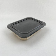 Упаковка OSQ OctoBOX-500 ЧЁРНЫЙ 70шт (салатник + КРЫШКА) 180х142/140х100/45мм 