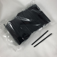 Трубочки  5х125мм УП=400шт ПРЯМЫЕ ЧЁРНЫЕ МИНИ (для мартини) 