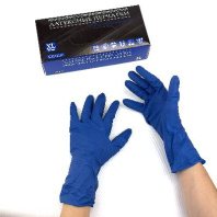 Перчатки медицинские латексные High Risk УП=50шт "XL" смотровые, неопудренные, особопрочные 