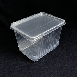 Контейнер прямоуг. ПП Д-Полимер 2000мл 50шт 179х132х127мм 