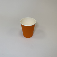 Стакан 250(260)мл бумажный ОРАНЖЕВЫЙ 50шт D=80, d=57, H=92,5мм ПБФ 