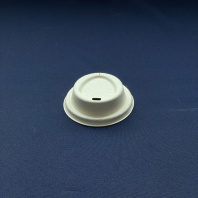 Крышка БИО (сахарный тростник) 90мм с отверстием 50шт КРАФТ ФОРМАЦИЯ 