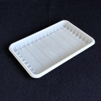 Лоток ПС 1,0кг №3 БЕЛЫЙ 100шт 220х140х20мм 