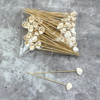 Пики деревянные "Ракушка" 12см УП=100шт Арт.38973 