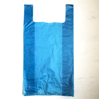 Пакет майка ПНД 38+20х70 (14) СИНЯЯ 100шт 