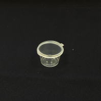 Соусник с крышкой-НАХЛОБУЧКОЙ ПП 27мл 80шт(!!!) D=42, d=32, H=30мм ВЗЛП Арт.1235П 