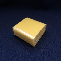 Салфетки 24х24 50шт цветные интенсив жёлтые ПП