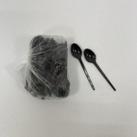 Ложка ЧАЙНАЯ одноразовая ЧЁРНАЯ УП=100шт 125мм 