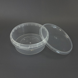 Банка с упорным кольцом (+конт.замок) + КРЫШКА 385мл 25шт...