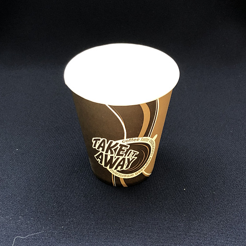 Стакан 165мл бумажный для горячего УП=50шт d=70мм Coffee take away ЛП 