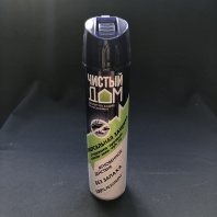 Аэрозоль от тараканов, муравьев, клопов, моли, мух, ос 600мл "Чистый Дом" БЕЗ ЗАПАХА 