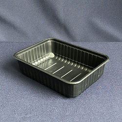 Контейнер прямоуг. ПП Д-Полимер ЧЁРНЫЙ  750мл 50шт 179х13... Контейнер прямоуг. ПП Д-Полимер ЧЁРНЫЙ  750мл 50шт 179х13...