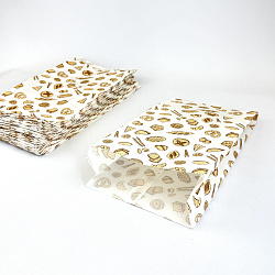 Пакет бум. V-дно БЕЛЫЙ 350х200х90 100шт ВЛАГОПРОЧНЫЙ печа...