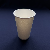 Стакан 400(510)мл бумажный БЕЛЫЙ 50шт D=90, d=61, H=135мм Пэйпер Кап 