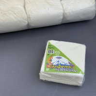 Салфетки 24х24 50шт белые 