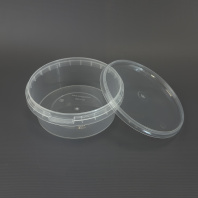 Банка с упорным кольцом (+конт.замок) + КРЫШКА 385мл 25шт D=122мм, H=47 ВЗЛП Арт.1214кп 