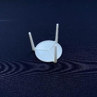 Подставка-опора в коробку для пиццы 100шт БЕЛАЯ МАЛАЯ D=3,0см H=3,4см