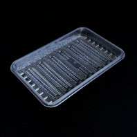 Лоток ПП 1,0кг №3 прозрачный 100шт 229х150х23мм УЮ 