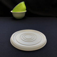 Крышка ПС для миски ВПС D=135мм матовая 40шт Атлас 