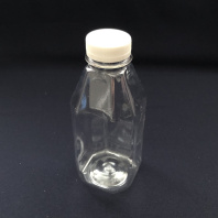 Бутылка ПЭТ D=38мм 0,5л КВАДРАТ (ДЖУС) прозрачная + КРЫШКА (выписывать по 100шт) 