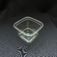 Контейнер одноразовый для ДЕСЕРТОВ СпК-0909 250мл "Квадрат стакан" прозрачный 50шт 93х93х58мм