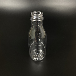 Бутылка ПЭТ D=38мм 0,5л КРУГЛАЯ прозрачная + КРЫШКА (выпи...