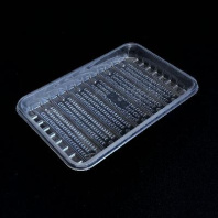 Лоток ПП 1,0кг №3 прозрачный 100шт 229х150х23мм 