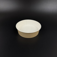 Салатник бум КРАФТ/белый  620мл (V=410мл) 45шт D=150, d=132, H=46 OSQ Round Bowl 