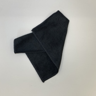 Салфетка из микрофибры 30х30см 1шт без упаковки ЧЁРНАЯ пл.220гр/м2 