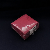 Салфетки 24х24 50шт цветные интенсив бордовые ПП Арт.С1047 