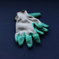 Перчатки х/б ЛЮКС с ОДНИМ латексным покрытием 1пара 