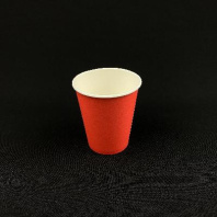 Стакан бумажный 250(290)мл красный 50шт D=80, d=55, H=92,5мм