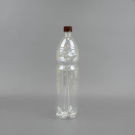 Бутылка ПЭТ D=28мм 1,5л прозрачная + КРЫШКА