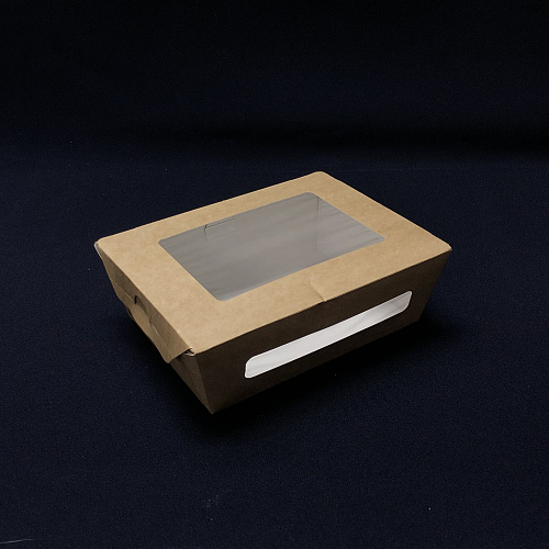 Упаковка GeoVita DUOBOX-600 ланч-бокс с ОКНАМИ 600мл 50шт 150х115х50 