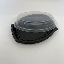 Контейнер ЛАНЧ К-257 1-секц. ЧЁРНЫЙ 800мл + КРЫШКА 30шт 2... Контейнер ЛАНЧ К-257 1-секц. ЧЁРНЫЙ 800мл + КРЫШКА 30шт 2...