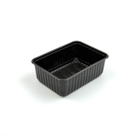 Контейнер прямоуг. ПП Д-Полимер ЧЁРНЫЙ 1000мл 50шт 179х132х64мм 