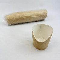 Упаковка OSQ Snack-Bowl-L стакан для фри, снеков КРАФТ 35шт 700мл D=108, d=88, H=108