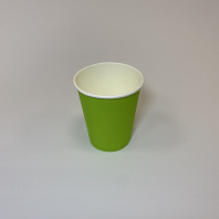 Стакан 250(260)мл бумажный САЛАТОВЫЙ 50шт D=80, d=57, H=92,5мм ПБФ 