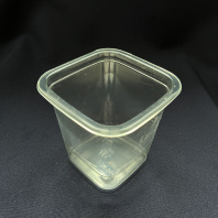 Контейнер для ДЕСЕРТОВ СпК-0909 400мл "Квадрат стакан" прозрачный 50шт 93х93х92мм СП 