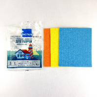 Салфетка целлюлозная ЧИСТЮЛЯ УП=3шт 15х18см