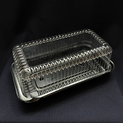 Тортница ИП-14 крышка (прозр.) + дно (чёрное) (внеш. 248х...