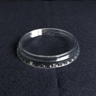 Крышка ПЛОСКАЯ к стакану-шейкер D=95 прозрачная 25шт