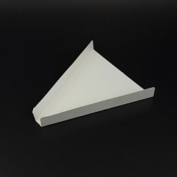 Треугольник для пиццы 1/8 100шт БЕЛЫЙ D=40см без печати V...