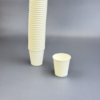 Стакан 110(130)мл бумажный БЕЛЫЙ 50шт D=63(!!!), d=44, H=65мм GOOD 