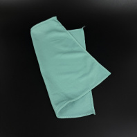 Салфетка из микрофибры для СТЕКЛА(гладкая) БЕЗ УПАКОВКИ 1шт 30х30см бирюзовая 