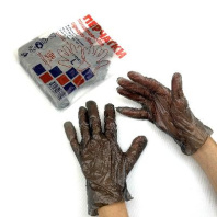 Перчатки одноразовые ПНД ЧЁРНЫЕ УП=100шт "L" вес-60гр (9) 