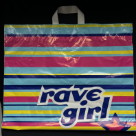 Пакет петлелавая ручка ПВД 60х50см (60) Рейв Герл 25шт