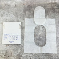 Покрытия на унитаз УП=100шт бумажные 37х41см 1/4-слож. ВБФ Арт.С-89 