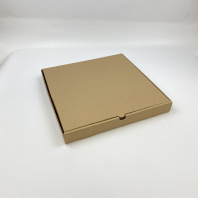 Коробка под пиццу бурая(!!!) 33х33х4см 50шт без печати 